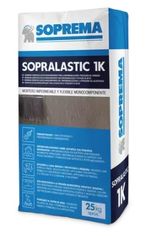 Mortero impermeabilizante elástico Sopralastic 1 K de Soprema. Sacos: 8 kg. Palet: 48 sacos